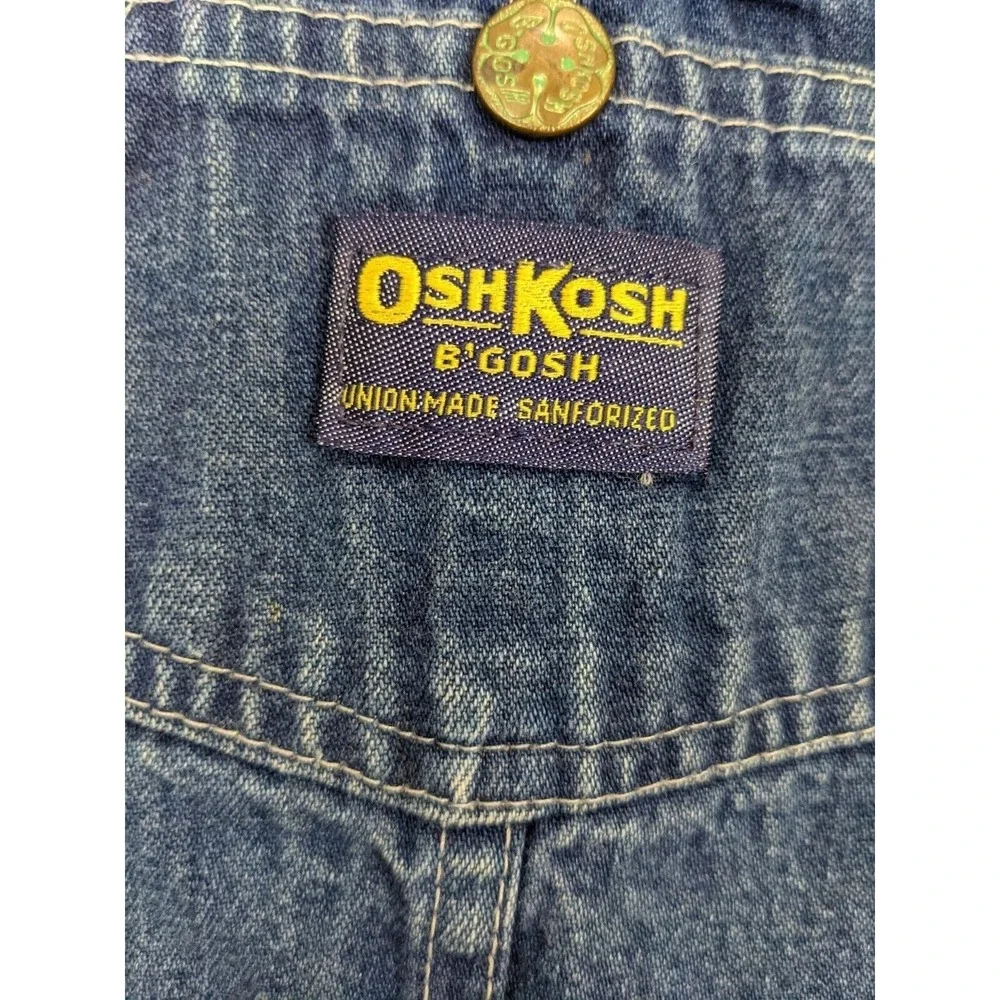 Osh Kosh B Gosh Vestback Kids Toddler Bib Overalls Size See Measurements Blue
